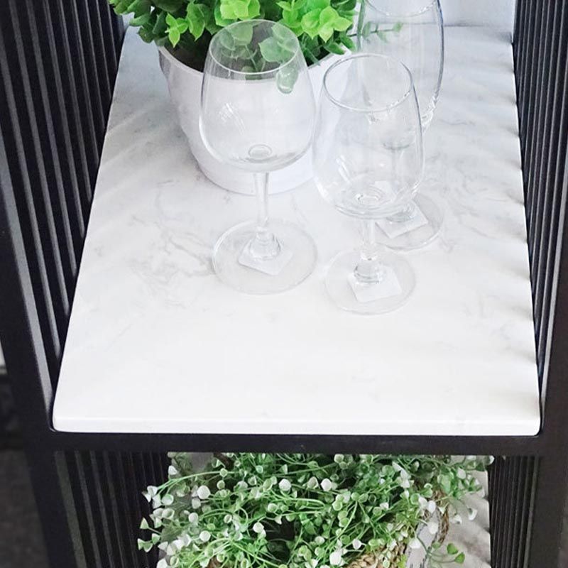 Rectangle Counter-height-Height Pub Table Coffee Shop Pub Bar Table avec rangement