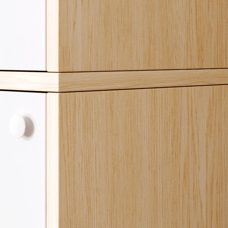 15,74 "L Armoire à accent moderne Armoire de rangement en bois avec étagères