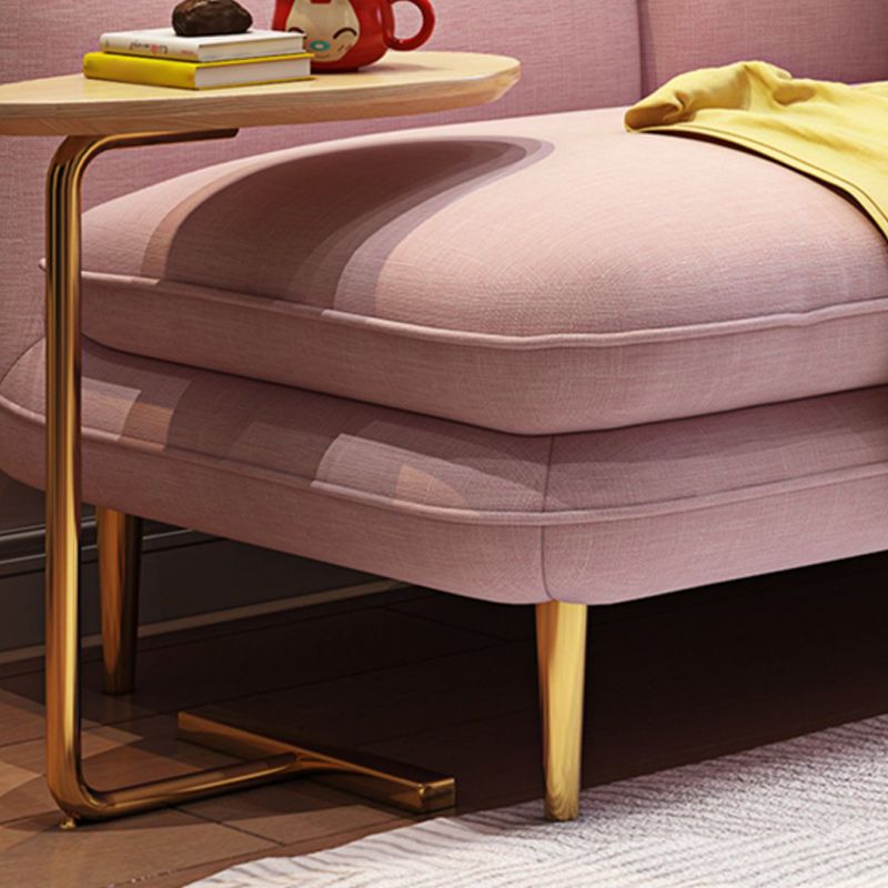 Linen/faux Leather Modern Sofa 31"W Square Arm Tight Back Sofa for Living Room Clearhalo 'furn' 'furn_sofas' 'Furniture' 'furniture_sofas' 'kitchen' 'kitchen_sofas' 'Living Room Furniture' 'Sofa' 'sofas' 1200x1200_826b2315-5963-4e3e-9c5d-57d624a0c5f7