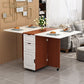Solid Wood Mid-Century Rectangle Table Wooden Top Table with Drop Leaf Clearhalo ' dining_table' 'Dining Tables & Seating' 'Dining Tables' 'furn' 'furn_dining_table' 'Furniture' 'furniture_dining_table' 'Kitchen & Dining Furniture' 'kitchen&dining_furn' 'kitchen' 'kitchen_dining_table' 1200x1200_826ca6d6-2964-4971-ba48-ed8c05b6ead3