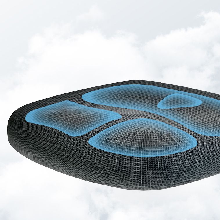 Modern Fixed Arms Bure stoel Verstelbare stoel Hoogte Zwarte bureaustoel met wielen