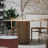 Round Pedestal Base Dining Table Modern Wood Table for Dining Room Clearhalo 'Dining Tables & Seating' 'Dining Tables' 'dining_table' 'furn' 'furn_dining_table' 'Furniture' 'Kitchen & Dining Furniture' 1200x1200_826d941c-ce33-4c87-9825-691155b9aa8f