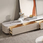 Engineered Wood TV Console Contemporary 4 Drawers Beige Media Console