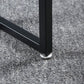 Wood Counter Table with Rectangle Table Top Double Pedestal Table- 41.3" H Clearhalo 'Bar Furniture' 'Bar Tables' 'bar_tables' 'furn' 'furn_bar_tables' 'Furniture' 'furniture_bar_tables' 'Kitchen & Dining Furniture' 1200x1200_82705940-87ba-4019-8f95-8b393a4d9bdc