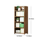 Modern Bamboo Shelf Bookcase Brown Closed Back Book Shelf for Study Room Clearhalo 'Bookcases' 'furn' 'furn_bookcases' 'Furniture' 'Office Furniture' 1200x1200_8271dddd-6e3e-4bff-9225-2ece6973e67d
