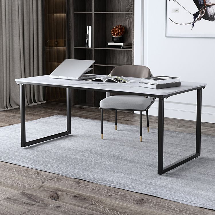 Industrial Rectangular Office Desk Antique Finish Computer Desk Clearhalo 'furn' 'furn_office_desk' 'Furniture' 'Office Desks' 'Office Furniture' 'office_desk' 1200x1200_8279261a-e8ff-4aec-8353-013df0d9a8a9