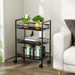 Modern Etagere Bookshelf Open Back Bookcase for Home With Shelves