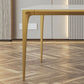 Sintered Stone Dining Table Luxury Style 4 Legs Base Rectangle Table for Dining Room Clearhalo ' dining_table' 'Dining Tables & Seating' 'Dining Tables' 'furn' 'furn_dining_table' 'Furniture' 'furniture_dining_table' 'Kitchen & Dining Furniture' 'kitchen&dining_furn' 'kitchen' 'kitchen_dining_table' 1200x1200_827a3195-2ff9-4f71-b9c0-b635f8c405cb