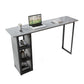 Metal and Slate Rectangular Table, Gorgeous Style Home Minimalist Balcony Bar Table Clearhalo 'Bar Furniture' 'Bar Tables' 'bar_tables' 'furn' 'furn_bar_tables' 'Furniture' 'Kitchen & Dining Furniture' 1200x1200_827a5a33-1496-4a06-8c31-7ff9d8cba9a1
