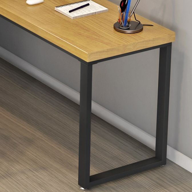 Escritorio de escritura de madera sólida de pino escritorio de oficina de forma industrial de estilo L