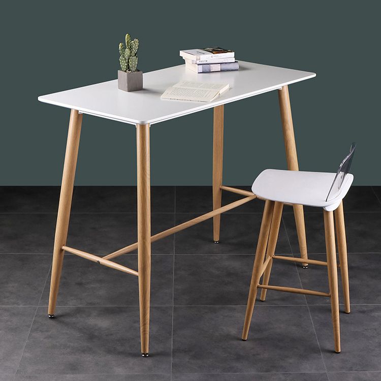 Bar Height Pub Table Industrial Bar Table for Living Room Use