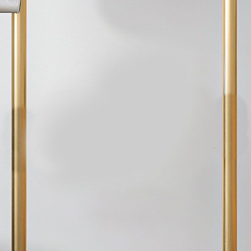 Rack de manteau moderne en métal encadré du rail suspendu et 4 hameçons Hall Stand