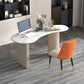 Zeitgenössischer Stil Office Desk gekrümmt weißes Büro und Heimschreiberschreibtisch