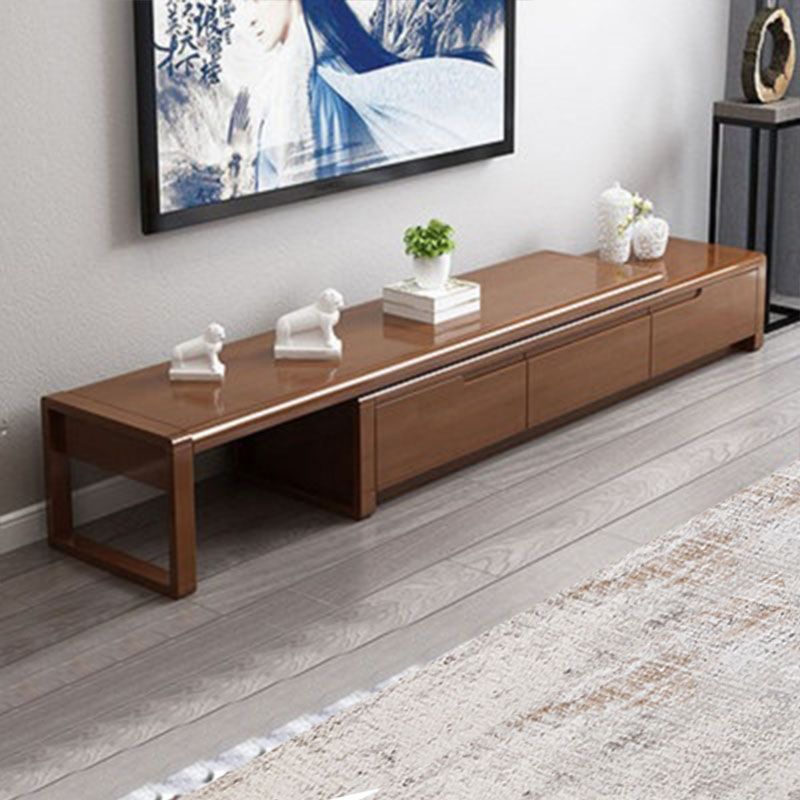 Solid Wood TV Stand Modern Adjustable TV Stand Console with Drawers Clearhalo 'furn' 'furn_tv_stands_entertainment_centers' 'Furniture' 'Living Room Furniture' 'TV Stands & Entertainment Centers' 'TV Stands & Media Storage Furniture' 'tv_stands_entertainment_centers' 1200x1200_8287f6b1-f040-471d-8b80-135d90c521e0