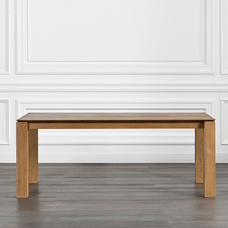 Modern Pine Wood Table for Restaurant Rectangle Dining Table with 4 Legs in Brown Clearhalo ' dining_table' 'Dining Tables & Seating' 'Dining Tables' 'furn' 'furn_dining_table' 'Furniture' 'furniture_dining_table' 'Kitchen & Dining Furniture' 'kitchen&dining_furn' 'kitchen' 'kitchen_dining_table' 1200x1200_8289a699-23e4-4d31-bac5-55d1fd9026c4