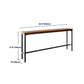 Industrial Rectangle Solid Wood Bar Table Set 1/3/4/5/9 Pieces Counter Table with Stools Clearhalo 'Bar Furniture' 'furn' 'furn_home_bar_bar_sets' 'Furniture' 'Home Bars & Bar Sets' 'home_bar_bar_sets' 'Kitchen & Dining Furniture' 1200x1200_828a26ba-fc98-4128-8081-89067348b091