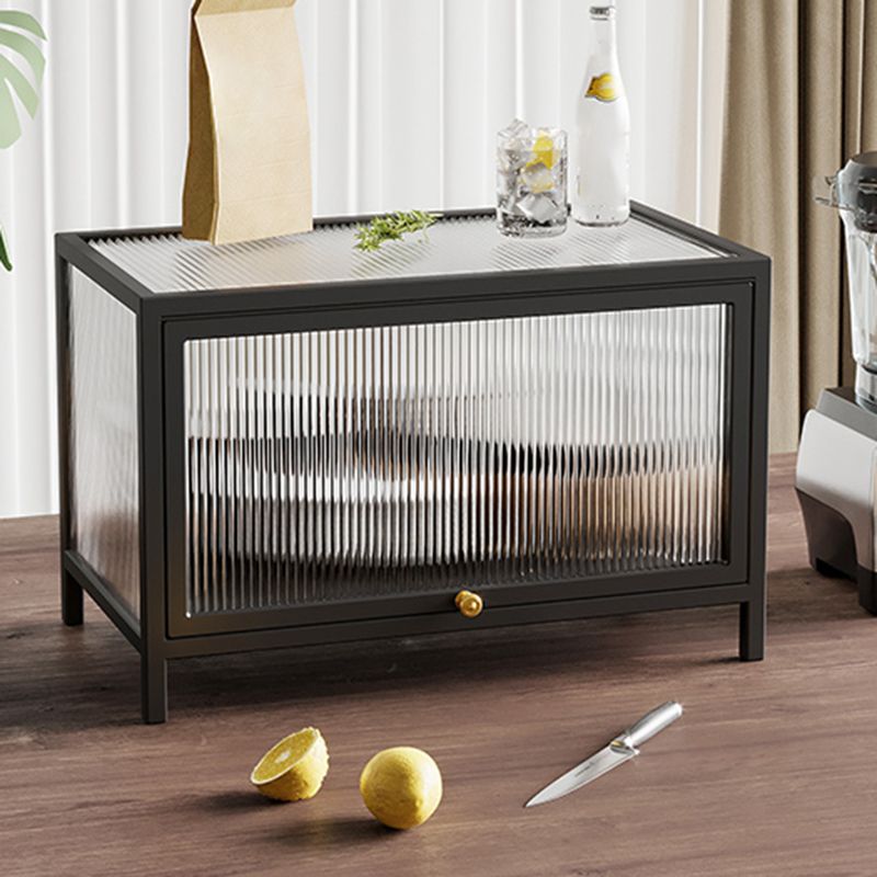 Curio Curio Curio Curio Porte in vetro Armadio in metallo con porte