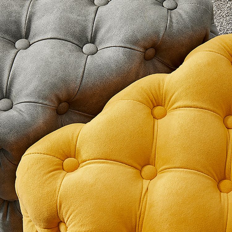 Forma quadrata contemporanea ottomana trapuntata e cubo resistente alla lacrime