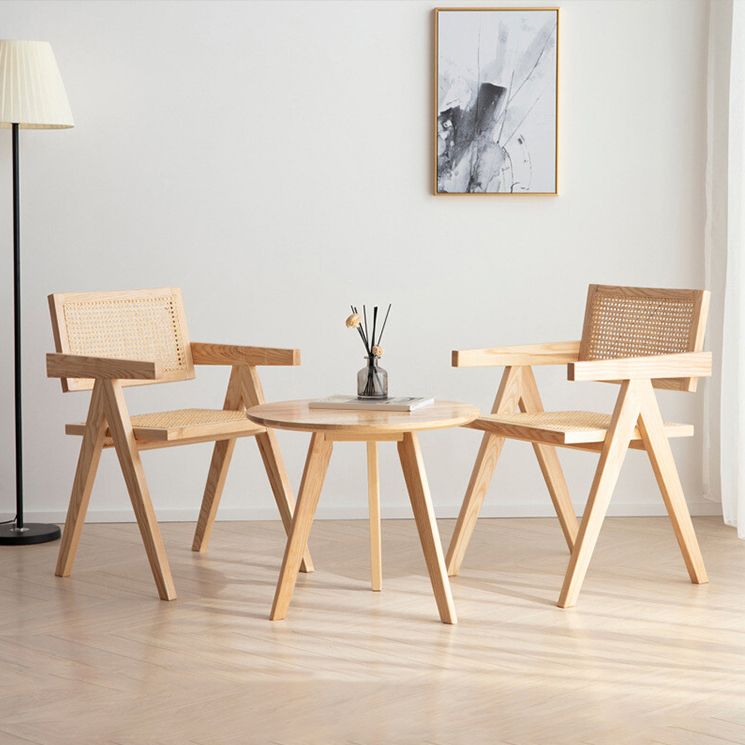 Comedor contemporáneo King Louis Silla de comedor de madera maciza