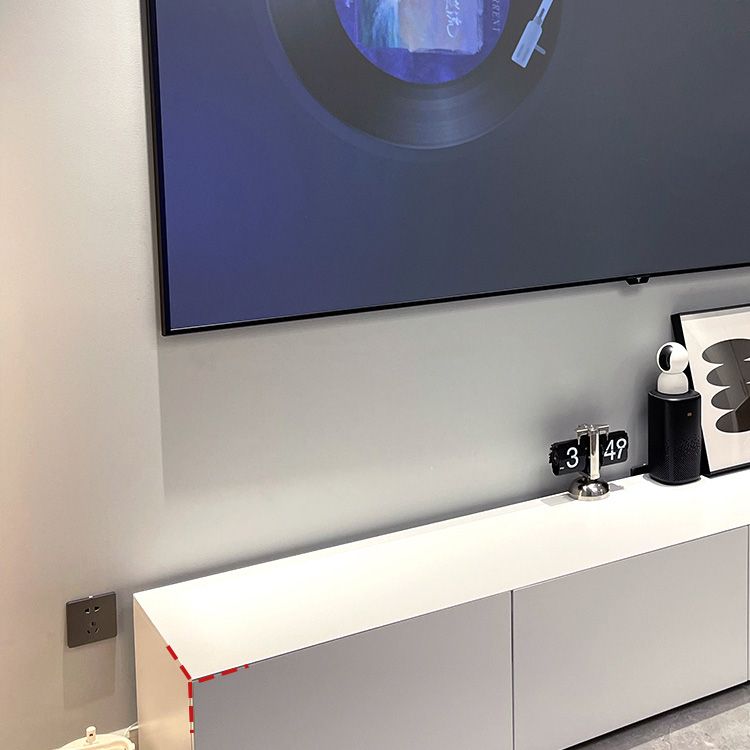 Wooden TV Stand Console Contemporary Media Console with 2 Drawers Clearhalo 'furn' 'furn_tv_stands_entertainment_centers' 'Furniture' 'Living Room Furniture' 'TV Stands & Entertainment Centers' 'TV Stands & Media Storage Furniture' 'tv_stands_entertainment_centers' 1200x1200_82942326-7424-45a9-9b38-8a5477e949ae