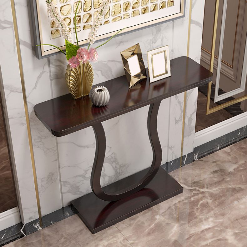 33,46 "Console alta Tabella 1 tavolo accento in legno massiccio per sala