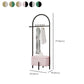 Luxurious Metallic Coat Ranger Rack Free Standing Rack with Flip Box
