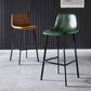 Scandinavian Style Bar-stool with Square Leather Seat Counter Stool Kitchen Bar-stool Clearhalo 'Bar Furniture' 'Bar Stools' 'bar_stools' 'furn' 'furn_bar_stools' 'Furniture' 'furniture_bar_stools' 'Kitchen & Dining Furniture' 1200x1200_829b1378-1a3e-4ba1-a374-cbb0e3163649