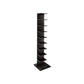 Contemporary Vertical Wooden Book Shelf Closed Back Home Shelf Bookcase