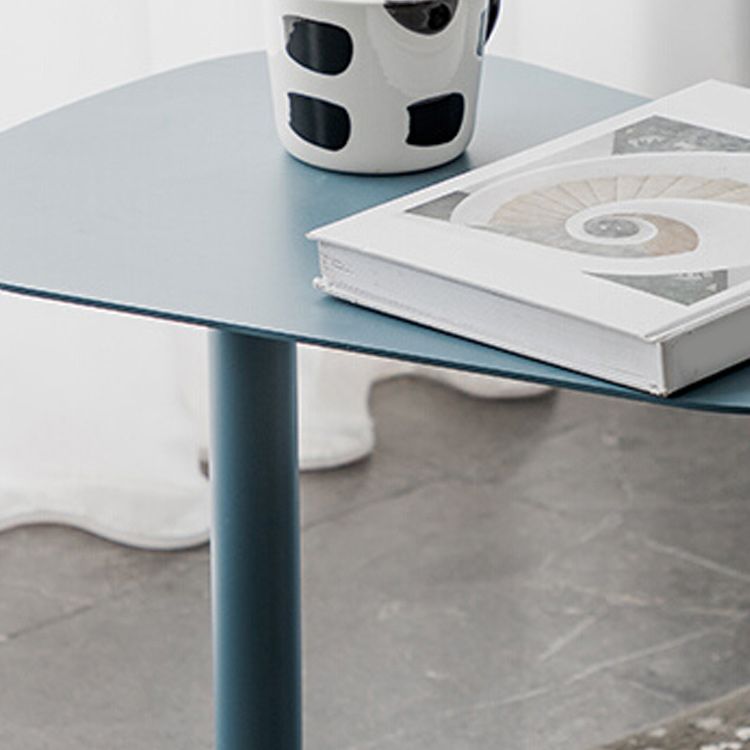 Mesa final geométrica de metal de mediados de siglo Mesa auxiliar de 20 "de altura C de altura