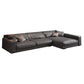 Square Arm Sectional Sofa Contemporary 3-seater Leather Sectional Clearhalo 'furn' 'furn_sectionals' 'Furniture' 'Living Room Furniture' 'Sectionals' 1200x1200_829f9fed-b359-4b7f-b489-cc7be2e6f953
