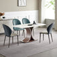 Contemporary Style Metal Dining Chairs Kitchen Wingback Armless Side Chairs Clearhalo ' kitchen&dining_furn' 'Dining Chairs' 'Dining Tables & Seating' 'dining_chair' 'furn' 'furn_dining_chair' 'Furniture' 'furniture_dining_chair' 'Kitchen & Dining Furniture' 'kitchen' 1200x1200_82a04280-ddc7-4db8-a5ce-dae8226b7000