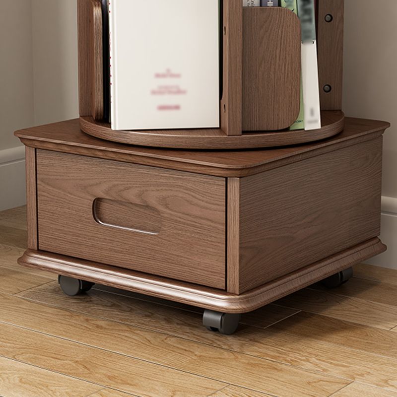 Contemporary Style Bookcase Closed Back Solid Wood Bookshelf for Home Office Clearhalo 'Bookcases' 'furn' 'furn_bookcases' 'Furniture' 'furniture_bookcases' 'kitchen' 'kitchen_bookcases' 'Living Room Furniture' 'Office Furniture' 1200x1200_82a26768-2aff-4328-9006-3d5ab5b46066