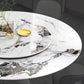 Round Sintered Stone Dining Table Convertible Dining Table for Kitchen Clearhalo 'Dining Tables & Seating' 'Dining Tables' 'dining_table' 'furn' 'furn_dining_table' 'Furniture' 'Kitchen & Dining Furniture' 1200x1200_82a30cd5-a97f-4d99-aba2-00e8e492662d