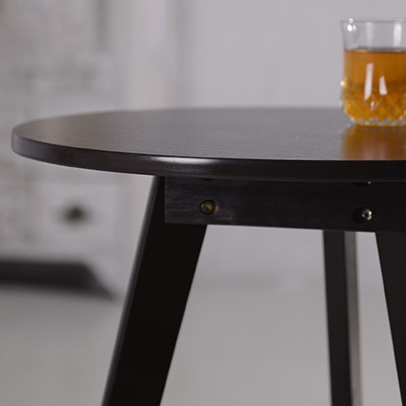 Scandinave 23,6 "/27,5" Table d'appoint en bois rond 3 Table de fin de jambes