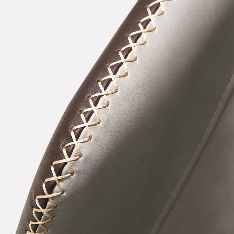 Contemporary Style Dining Chairs Armless Wingback Chairs for Kitchen with Metal Legs Clearhalo ' kitchen&dining_furn' 'Dining Chairs' 'Dining Tables & Seating' 'dining_chair' 'furn' 'furn_dining_chair' 'Furniture' 'furniture_dining_chair' 'Kitchen & Dining Furniture' 'kitchen' 1200x1200_82a53e23-2338-466d-acf5-3655cafa2976