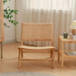 Solid Wood Armless Chair Woven Back Lounge Chair for Living Room Clearhalo 'Accent Chairs' 'accent_chairs' 'Chairs & Seating' 'furn' 'furn_accent_chairs' 'Furniture' 'Living Room Furniture' 1200x1200_82a65ef9-ddbe-47be-afe0-a48941bab7fb