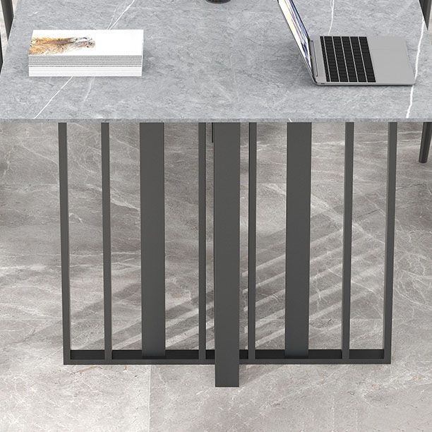 Industrial Style Writing Desk Rectangular Sintered Stone Office Desk for Office Clearhalo 'furn' 'furn_office_desk' 'Furniture' 'Office Desks' 'Office Furniture' 'office_desk' 1200x1200_82a94b99-9c92-4168-a99f-7c5028f44b27