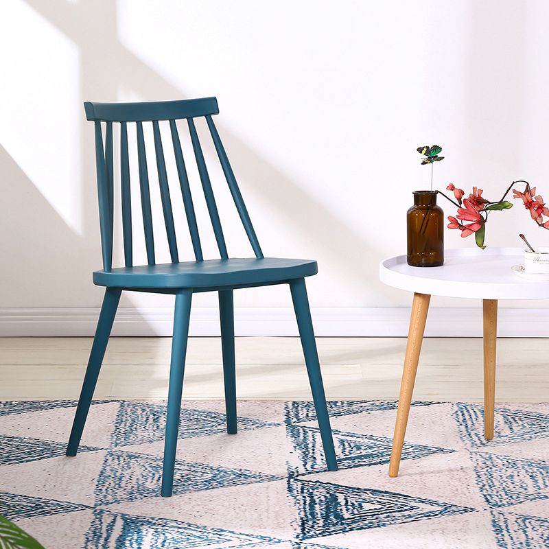 Modern Indoor-Outdoor Plastic Chair Matte Finish Slat Back Side Chair Sets Clearhalo ' kitchen&dining_furn' 'Dining Chairs' 'Dining Tables & Seating' 'dining_chair' 'furn' 'furn_dining_chair' 'Furniture' 'furniture_dining_chair' 'Kitchen & Dining Furniture' 'kitchen' 1200x1200_82aa9d0f-1d20-44b9-a8bf-58a68d35ca63