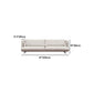 Beige Scandinavische bank/sectionele met vierkante arm voor appartement