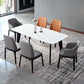 Stone Top Dining Table Contemporary Rectangle Table with 4 Legs in Black Clearhalo 'Dining Tables & Seating' 'Dining Tables' 'dining_table' 'furn' 'furn_dining_table' 'Furniture' 'furniture_dining_table' 'Kitchen & Dining Furniture' 'kitchen' 'kitchen_dining_table' 1200x1200_82b0ba9a-9d0d-41a3-a5d9-5f7273a53efc