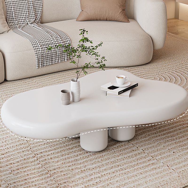 Contemporary Corner Table Wood White 4 Legs Accent Side Table Clearhalo 'Coffee & Accent Tables' 'End & Side Tables' 'end_side_tables' 'furn' 'furn_end_side_tables' 'Furniture' 'Living Room Furniture' 1200x1200_82b0c3a6-7cb9-43b6-9f55-37787283452f