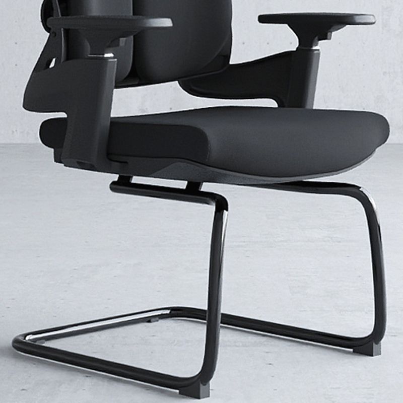 Modern Desk Chair Mesh Computer Chair Mid-Back Chair in Black/Gray Clearhalo 'furn' 'furn_office_chair' 'Furniture' 'Office Chairs' 'Office Furniture' 'office_chair' 1200x1200_82b1843d-a4cb-4df8-8dd7-dda8f8915bee
