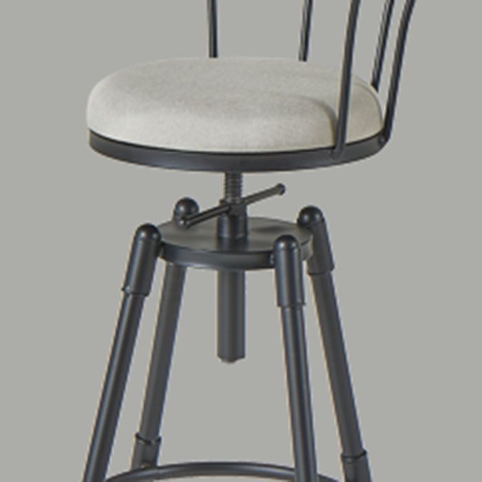 Industrial Style Bar-stool Metal 4 Legs Round Seat Barstool for Kitchen Bar Clearhalo 'Bar Furniture' 'Bar Stools' 'bar_stools' 'furn' 'furn_bar_stools' 'furniture_bar_stools' 'Kitchen & Dining Furniture' 'kitchen&dining_furn' 'kitchen' 'kitchen_furn' Furniture' 1200x1200_82b19286-4762-4026-b519-f6499ec24fbb