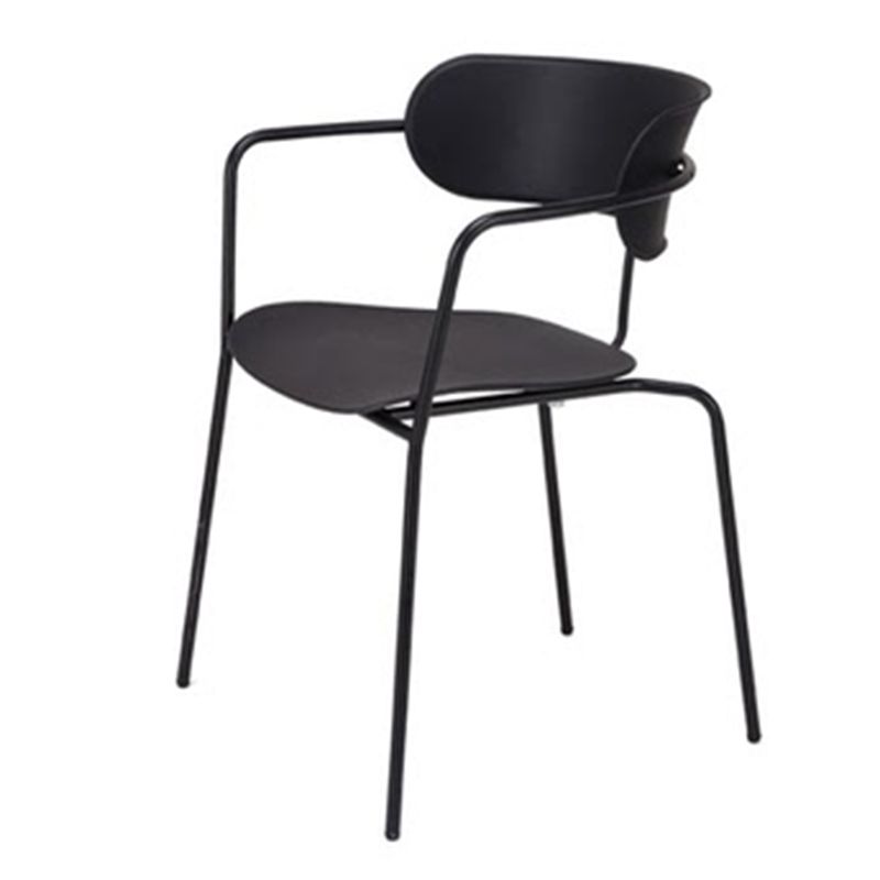 Industrial Style Metal Dining Chairs Stackable Dining Chairs for Kitchen Clearhalo ' kitchen&dining_furn' 'Dining Chairs' 'Dining Tables & Seating' 'dining_chair' 'furn' 'furn_dining_chair' 'Furniture' 'furniture_dining_chair' 'Kitchen & Dining Furniture' 'kitchen' 1200x1200_82b7e134-13b7-4ea5-8047-bcf0c474705a