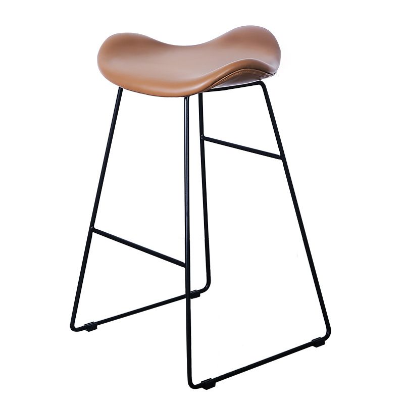 Industrial Style Metal Bar-stool Bucket Seat Sled Legs Counter Stool for Kitchen Bar Clearhalo 'Bar Furniture' 'Bar Stools' 'bar_stools' 'furn' 'furn_bar_stools' 'furniture_bar_stools' 'Kitchen & Dining Furniture' 'kitchen&dining_furn' 'kitchen' 'kitchen_furn' Furniture' 1200x1200_82b9bade-1a11-4ec4-8cfb-0d89ec0cd055
