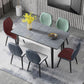 Contemporary Style Furniture Rectangle 4-foot Dining Site Table for Home Clearhalo ' dining_table' 'Dining Tables & Seating' 'Dining Tables' 'furn' 'furn_dining_table' 'Furniture' 'furniture_dining_table' 'Kitchen & Dining Furniture' 'kitchen&dining_furn' 'kitchen' 'kitchen_dining_table' 1200x1200_82babd89-5d00-47b7-a8a2-98ba6322ded9