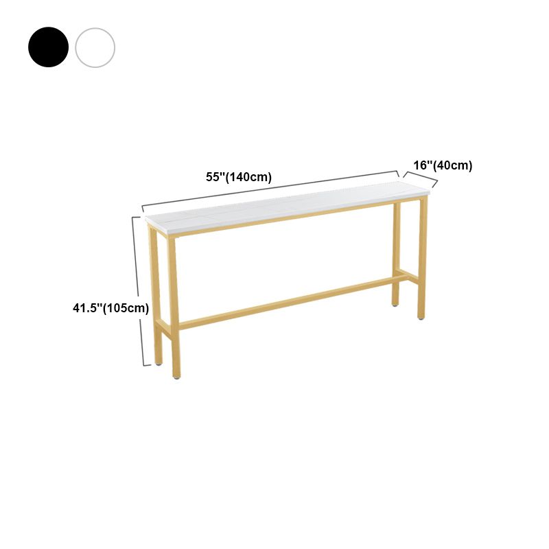 Industrial Rectangle Sintered Stone Table Dining Bar Counter Table for Kitchen Clearhalo 'Bar Furniture' 'Bar Tables' 'bar_tables' 'furn' 'furn_bar_tables' 'Furniture' 'furniture_bar_tables' 'Kitchen & Dining Furniture' 1200x1200_82bd3f48-67cf-4c04-9024-336c1fc9cc4e