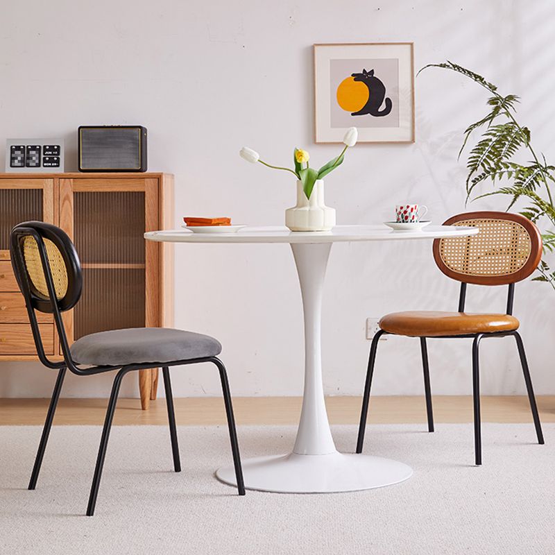 Industrial Dining Room Side Chairs Armless Open Back Chair for Kitchen Clearhalo 'Dining Chairs' 'Dining Tables & Seating' 'dining_chair' 'furn' 'furn_dining_chair' 'Furniture' 'Kitchen & Dining Furniture' 1200x1200_82be2215-9c53-4464-8d97-5338a498eb86