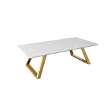 17.7"Tall Sled Metal Base Rectangular Slate Table Top Coffee Table Clearhalo 'Coffee & Accent Tables' 'Coffee Tables' 'coffee_tables' 'furn' 'furn_coffee_tables' 'Furniture' 'Living Room Furniture' 1200x1200_82c167bd-daf4-49ae-8d26-dc4cf530d66f