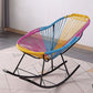 Iron Base Single Chaise Lazy Chair Lounge Home Rocking Chair